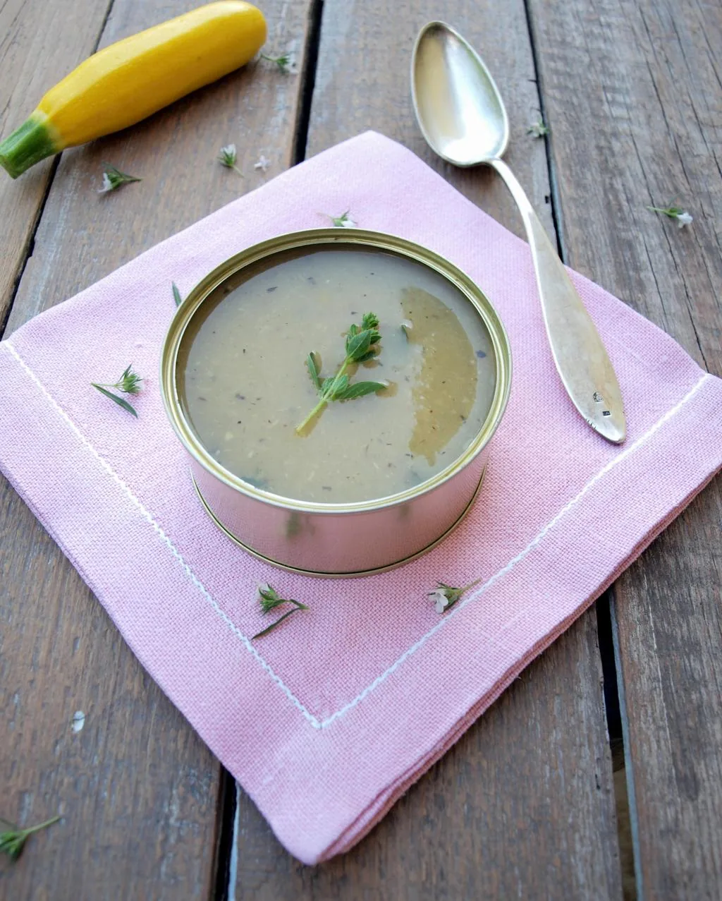 Grillezett cukkini krémleves