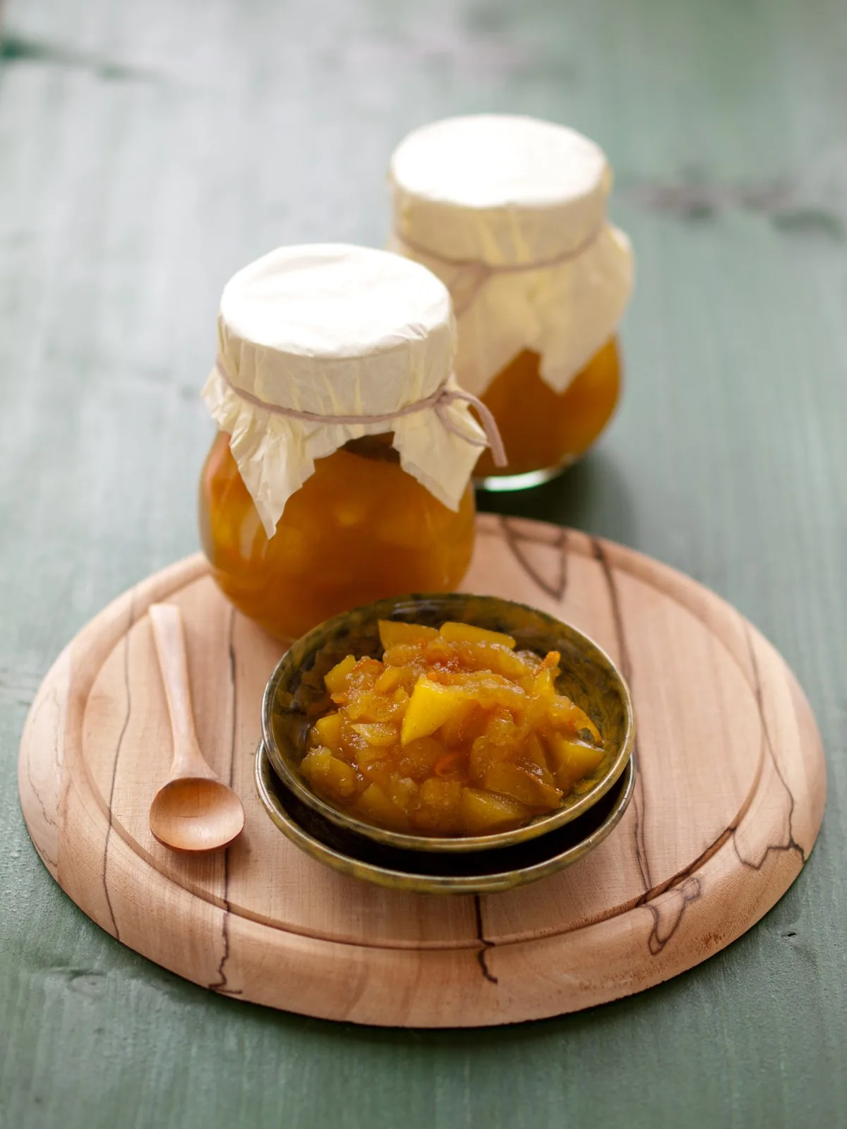 mangós almalekvár mandarinnal, vaníliával, gyömbérrel