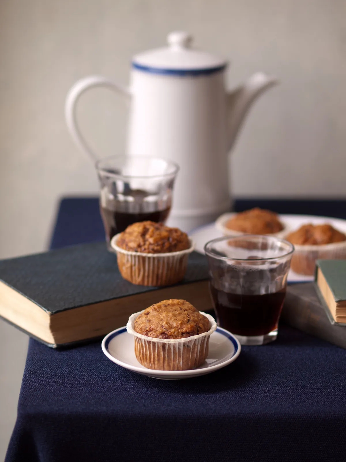datolyás kávés muffin csokoládéval