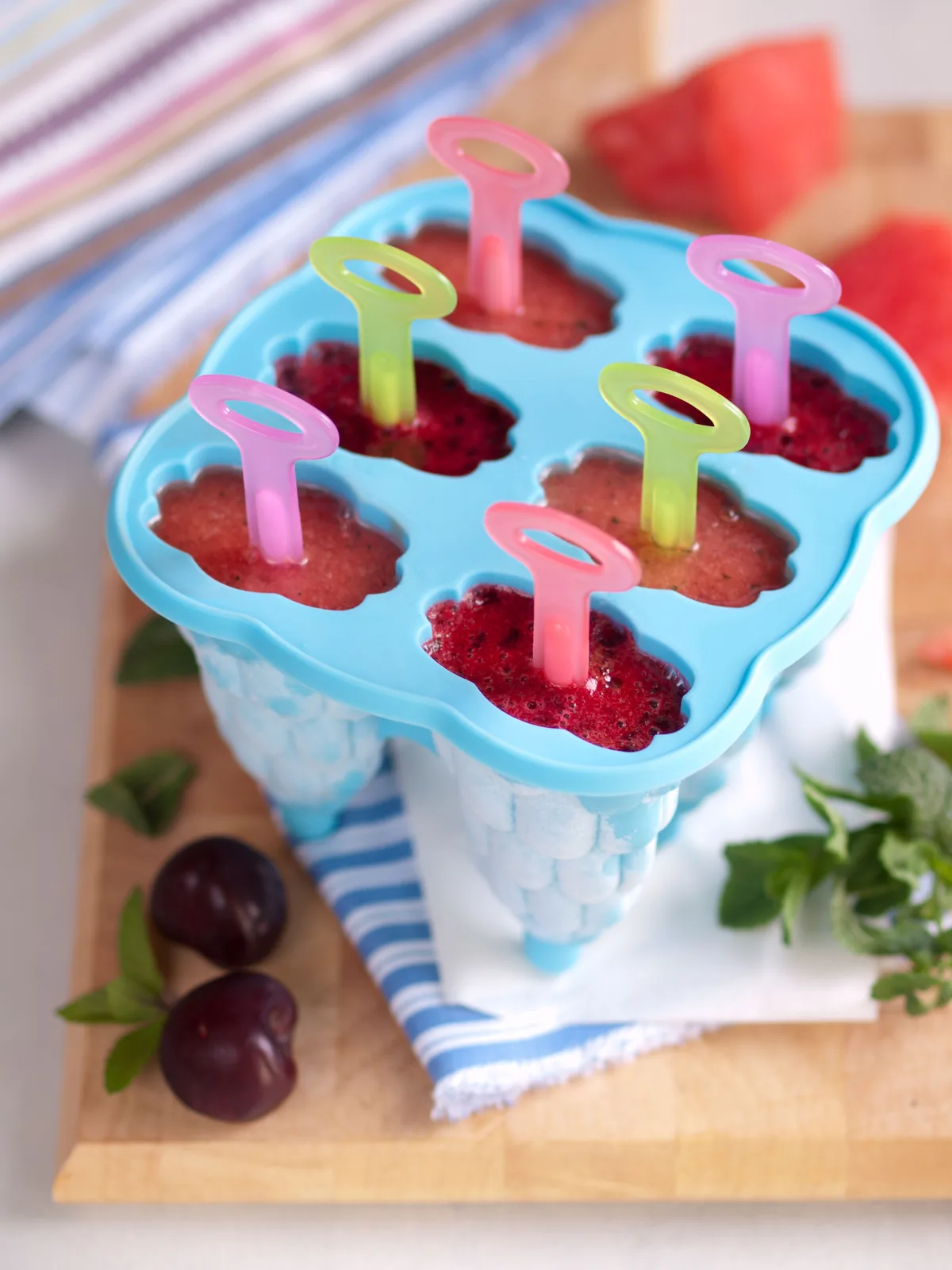 Rákóczi túrós parfétorta+ görögdinnyés és cseresznyés jégkrémek – 3. kép