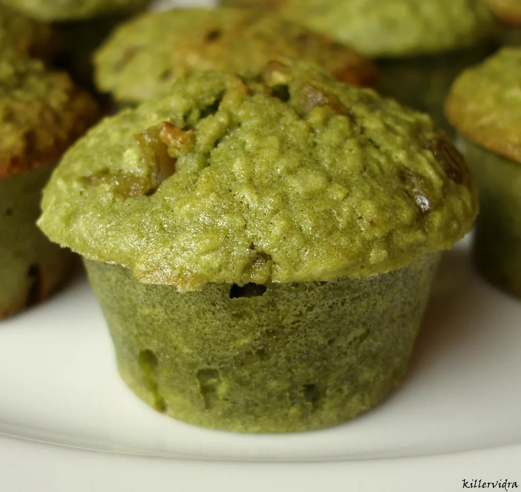Zöld teás kókuszos muffin (vagy sütemény)